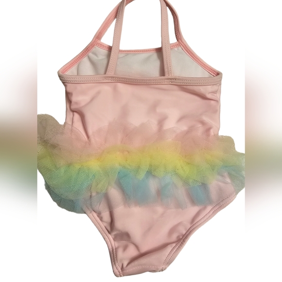 Wonder Nation Unicorn Tutu Swimsuit Size 0-3 New Without Tag - Picture 3 of 3